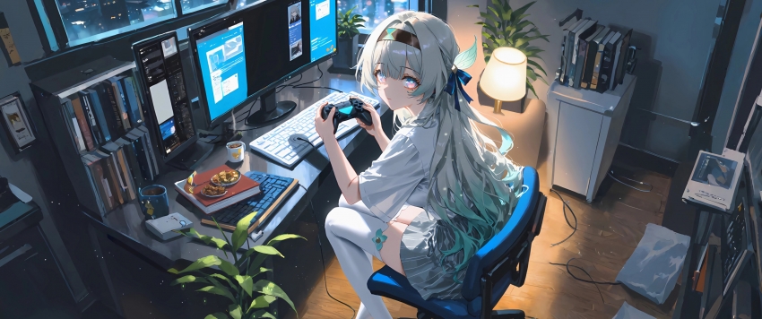 深夜电竞少女